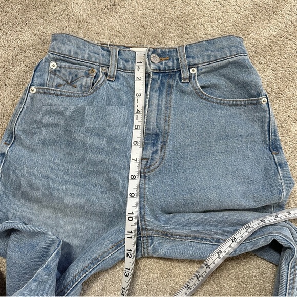 Unpublished Women’s Rae Olympic Straight Leg Jeans High Rise Medium Wash Blue 23 - Picture 13 of 15